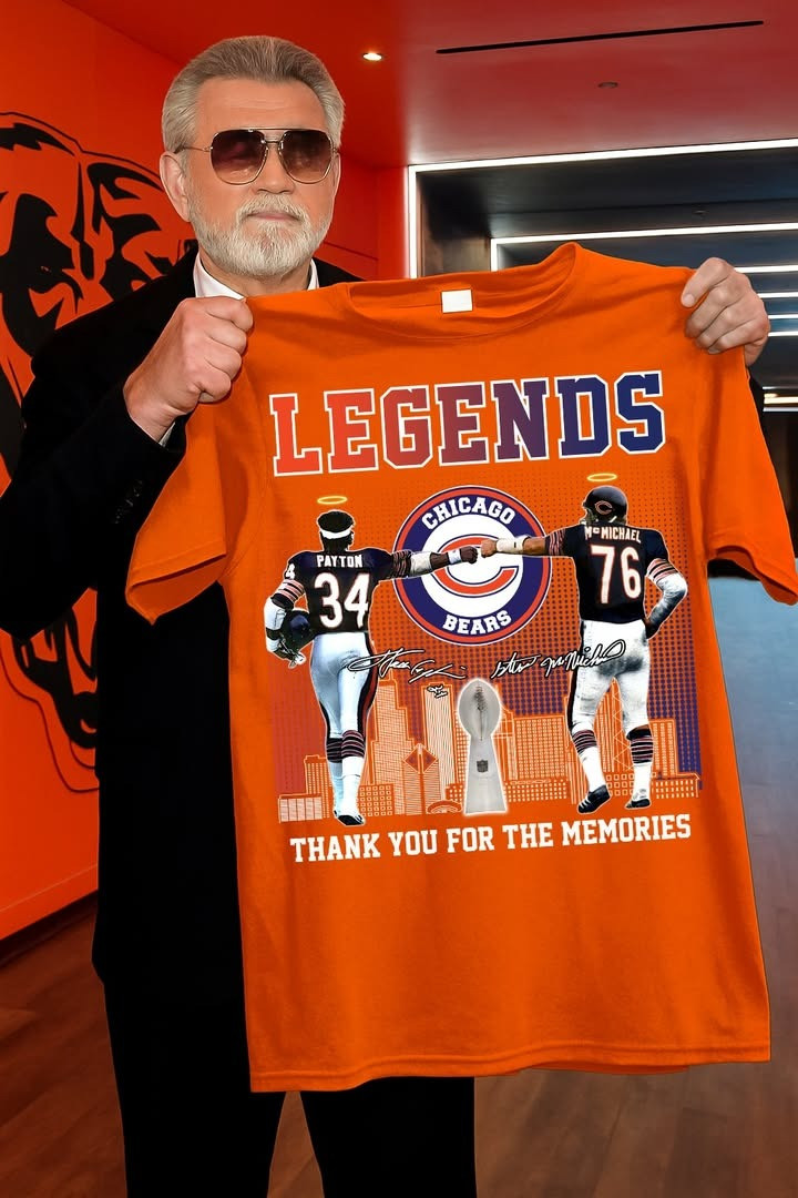 Legends Payton McMichael Chicago Bears T-Shirt Thank You For The Memories Oregontrailrvpk Shirt
