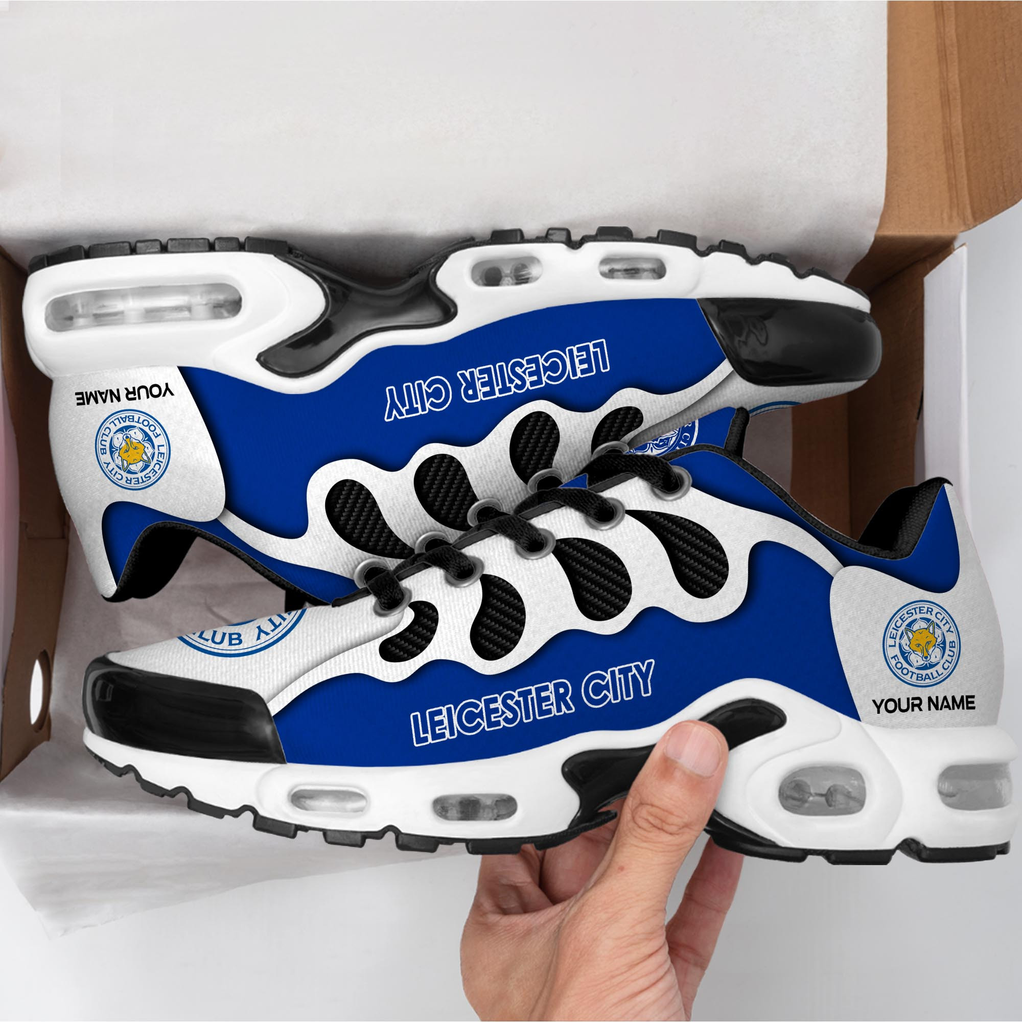 Leicester City Air Max Plus Shoes Sneakers For Men And Women