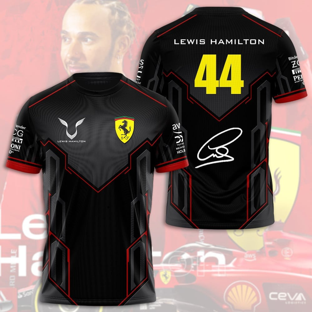 Lewis Hamilton Racing Team T-Shirt For Racing Lovers Oregontrailrvpk Shirt