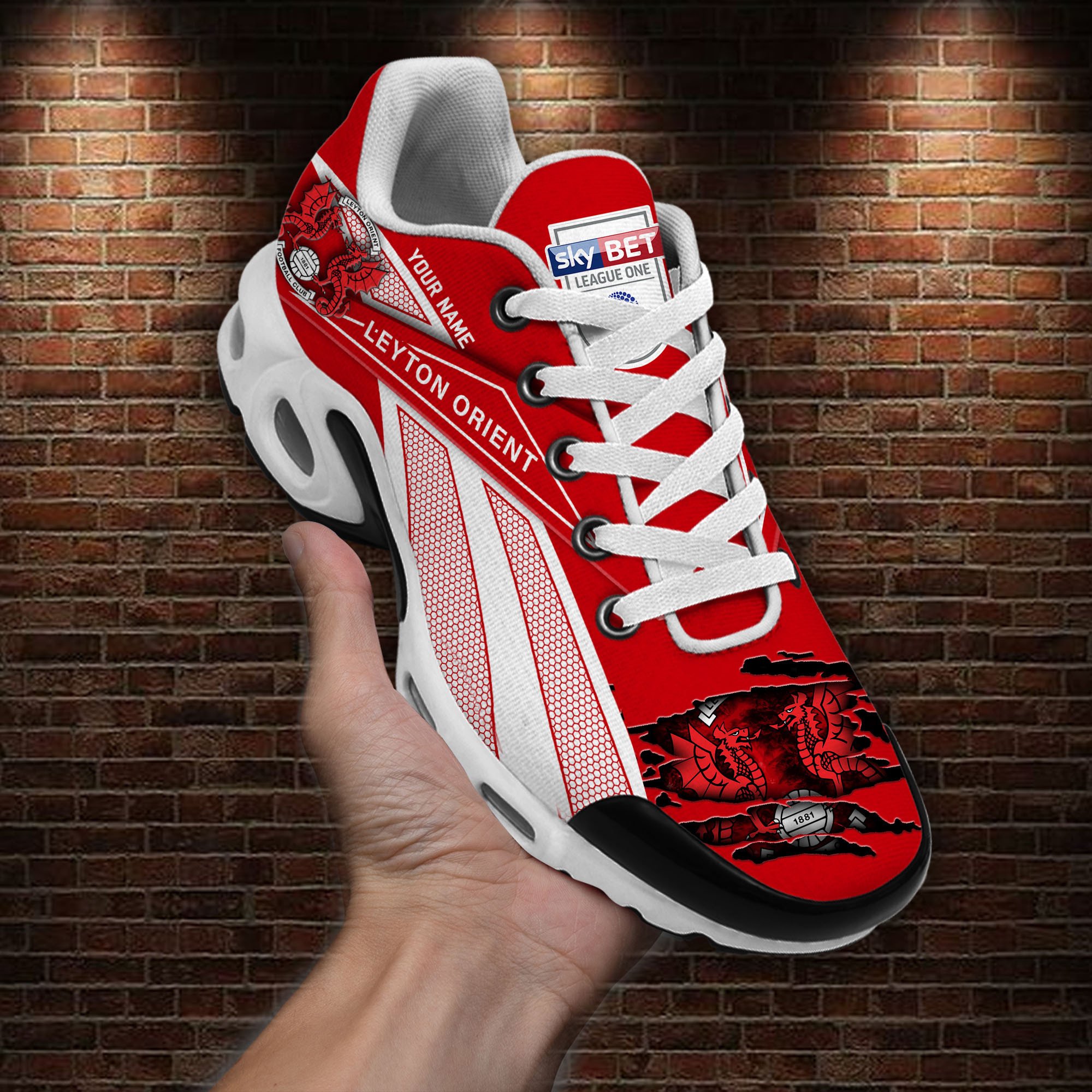 Leyton Orient Air Max Plus Shoes Sneakers For Men And Women