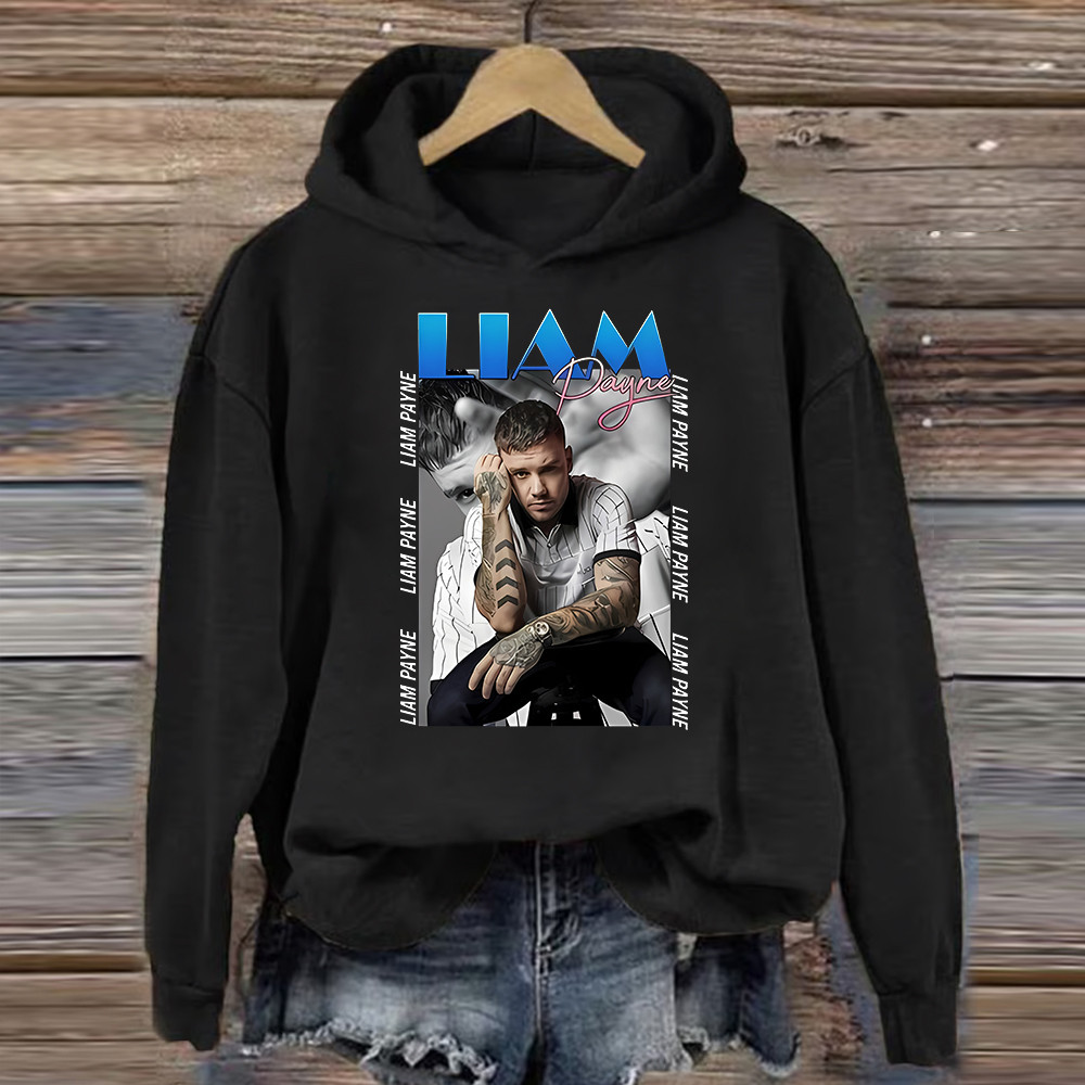 Liam Payne Hoodie Memorial Rest In Peace 1993-2024 Hoodie One Direction Merch
