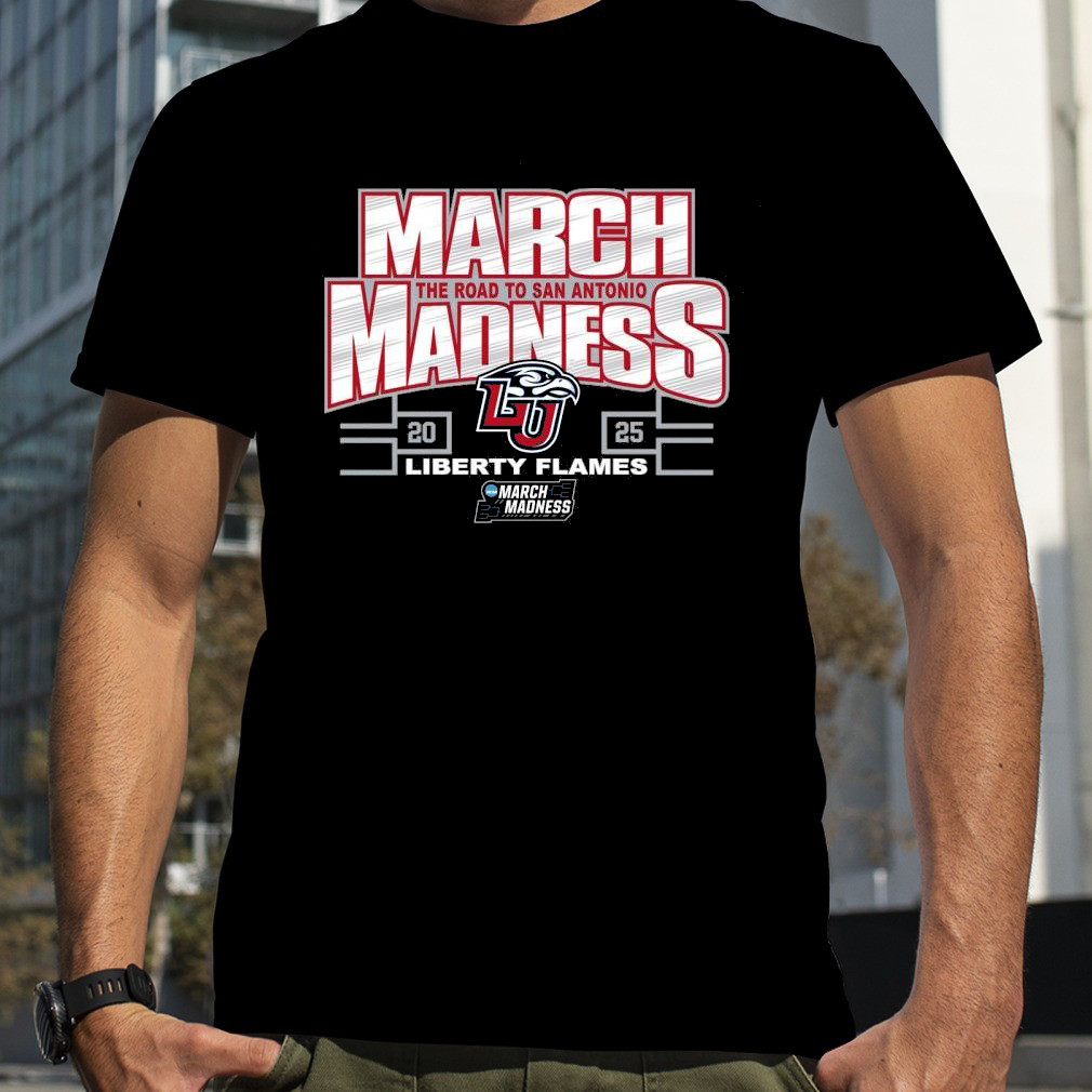Liberty Flames 2025 NCAA Men's Basketball Tournament March Madness T-Shirt Basketball Oregontrailrvpk Shirt