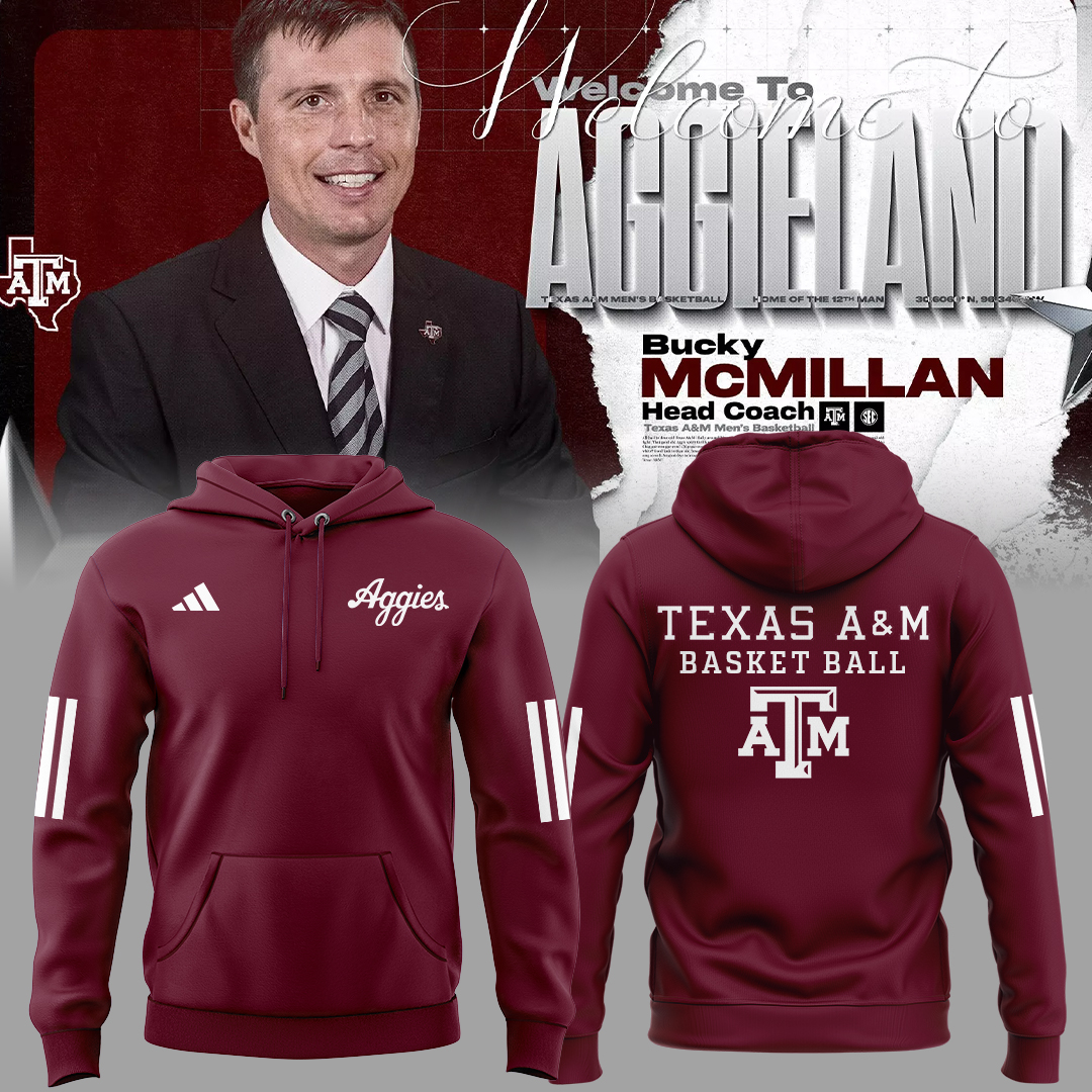 Limited Edition Coach Bucky Mcmillan Texas A&M Men'S Basketball Hoodie Best Basketball Gifts