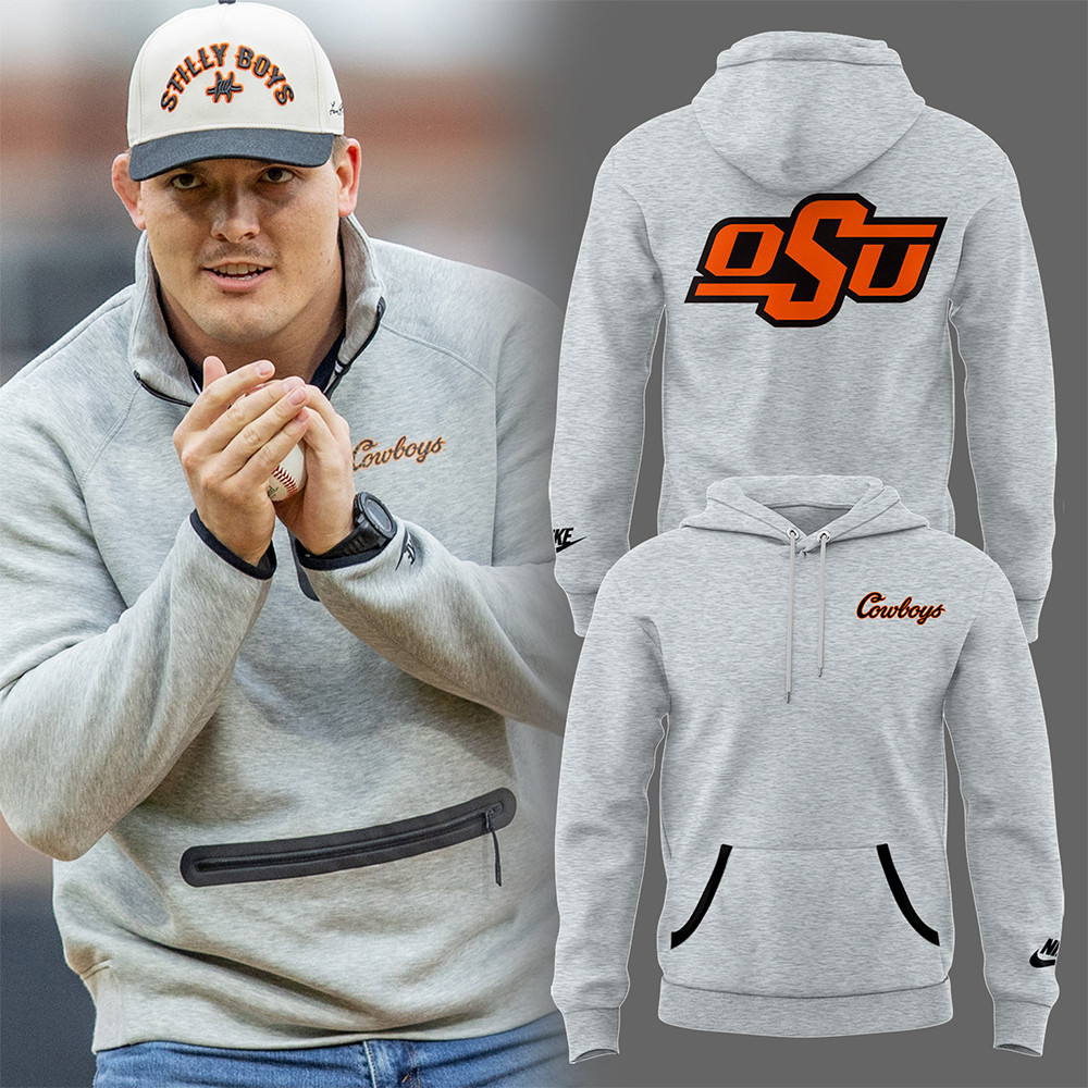 Limited Edition OSU Cowboy Gray Hoodie