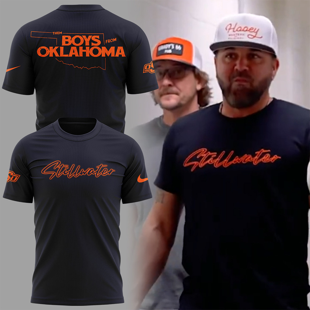 Limited Edition The Boys From Oklahoma Stillwater TShirt Oregontrailrvpk Shirt