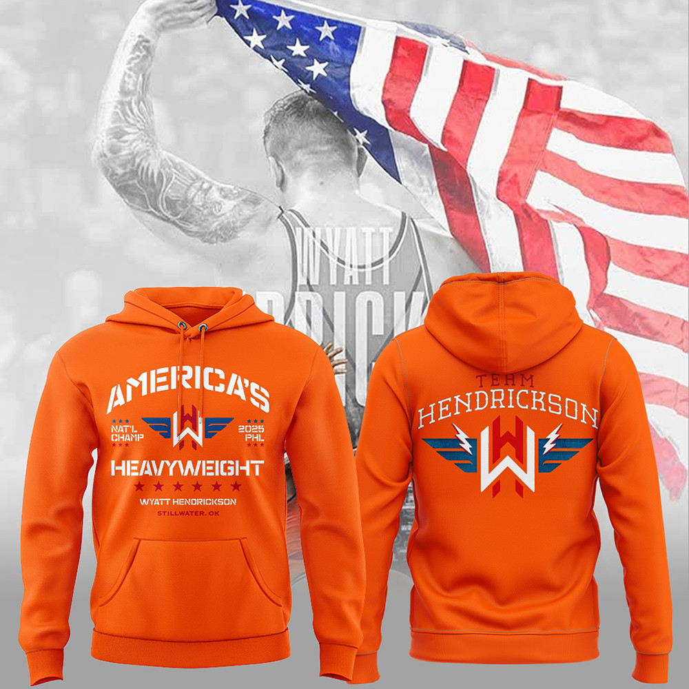 Limited Edition Wyatt Hendrickson New Orange Hoodie