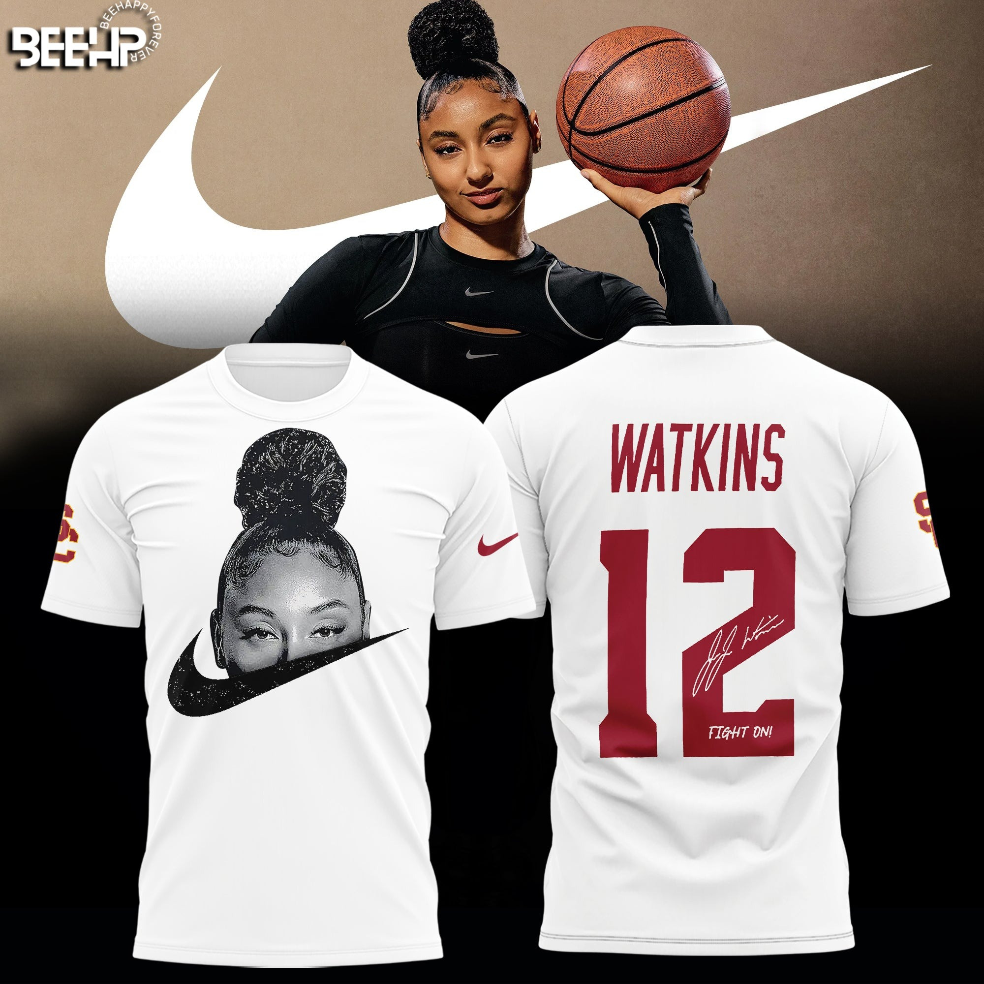Limited USC Trojan x Watkins Tshirt 2025 Good Gifts For Basketball FC Oregontrailrvpk Shirt