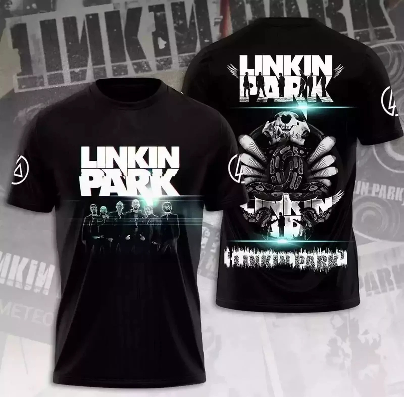 Linkin Park 2025 From Hero World Tour Date Location 3D T-Shirt Gift Fan Oregontrailrvpk Shirt
