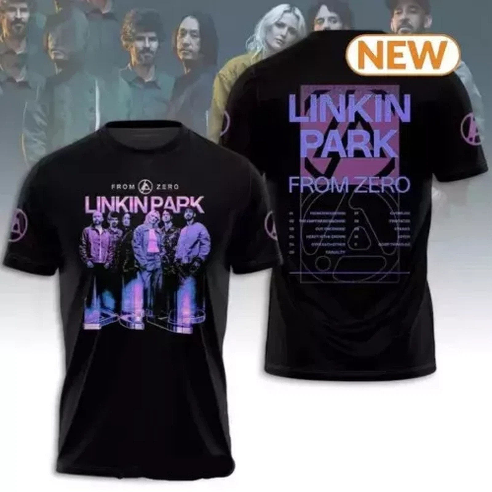 Linkin Park From Zero 2024 Tour T-Shirt For Rock band Fans Oregontrailrvpk Shirt
