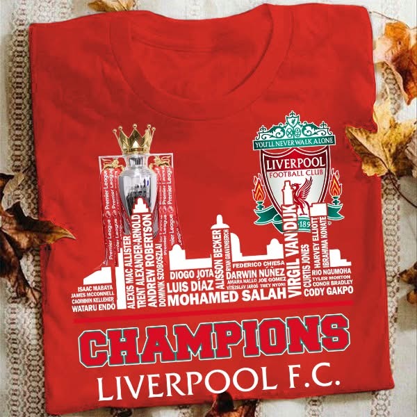 Liverpool FC Champions You'll Never Walk Alone T-Shirt Football Themed Gifts Oregontrailrvpk Shirt