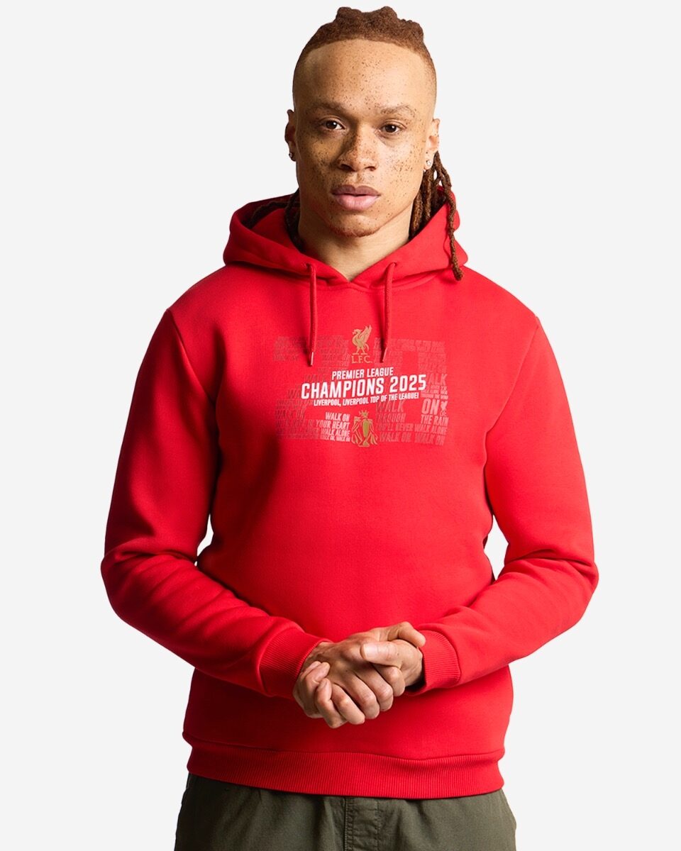 Liverpool Football Club x Premier League Champions 2025 Hoodie Gift Ideas For Football Players