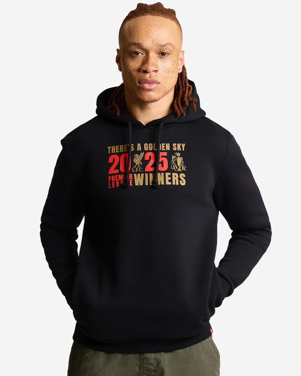 Liverpool Football Club x Premier League Champions 2025 Hoodie Presents For Football Players