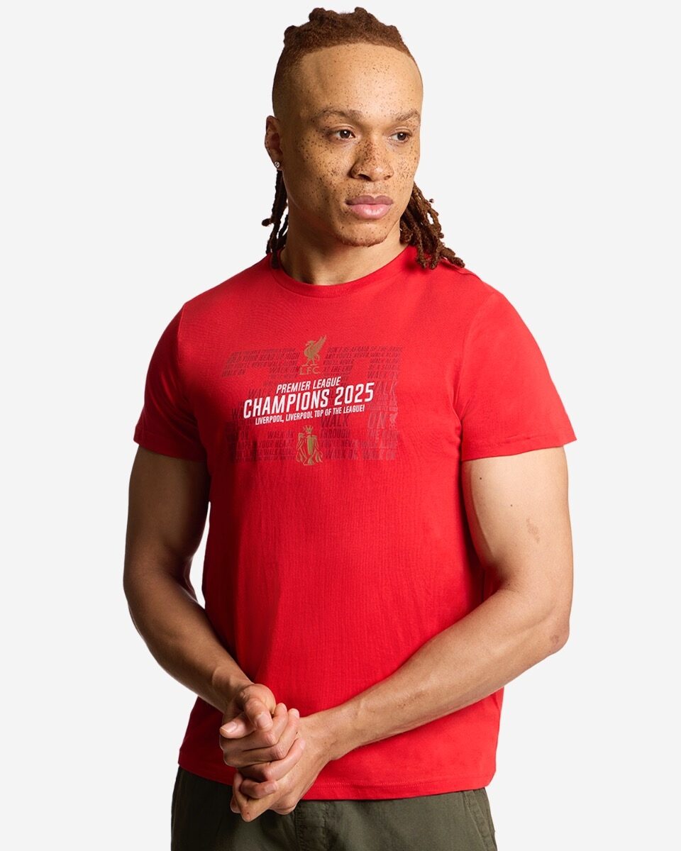 Liverpool Football Club x Premier League Champions 2025 T-Shirt To Give Football Players Oregontrailrvpk Shirt
