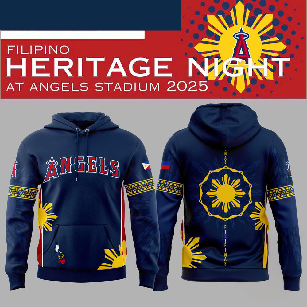 Los Angeles Angels Filipino Heritage Night Hoodie Basketball