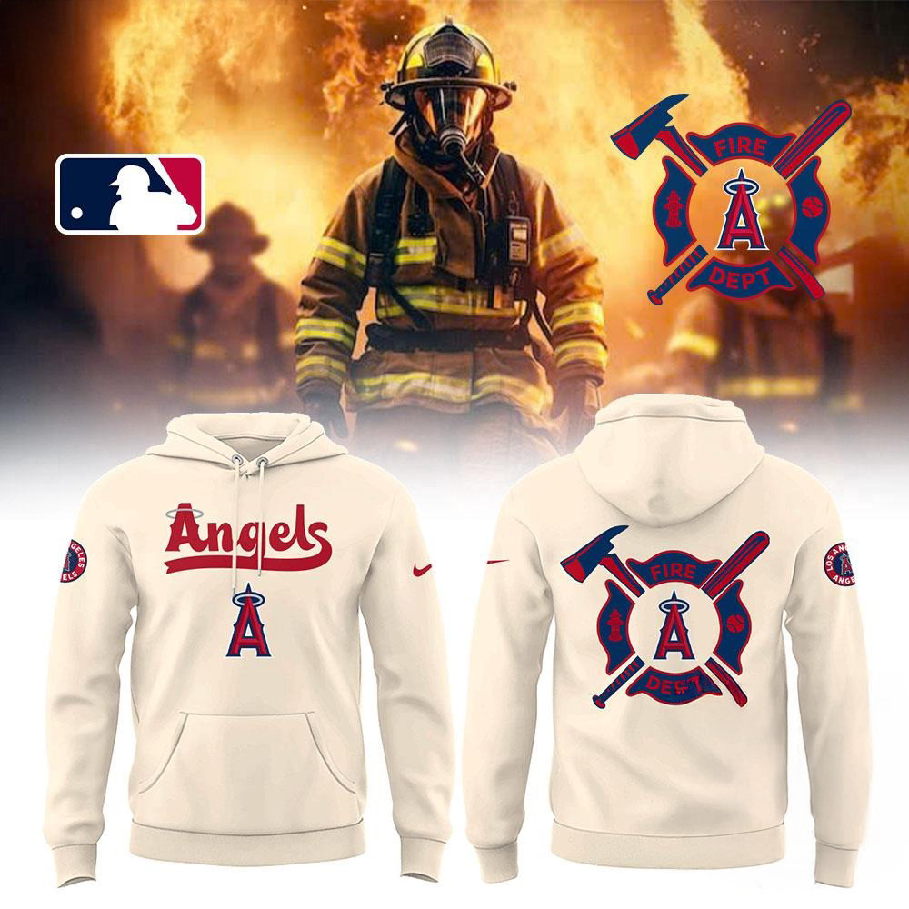 Los Angeles Angels x Firefighter Appreciation Night 2025 3D Print Hoodie