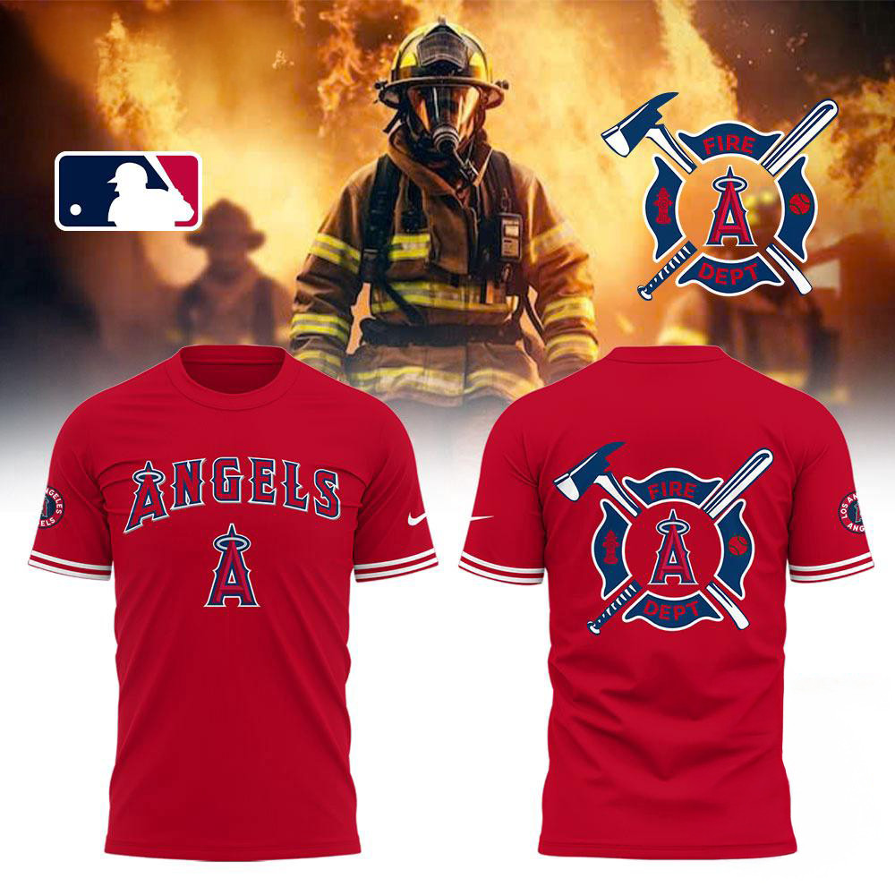 Los Angeles Angels x Firefighter Appreciation Night Shirt Gifts For Basketball Fan Oregontrailrvpk Shirt