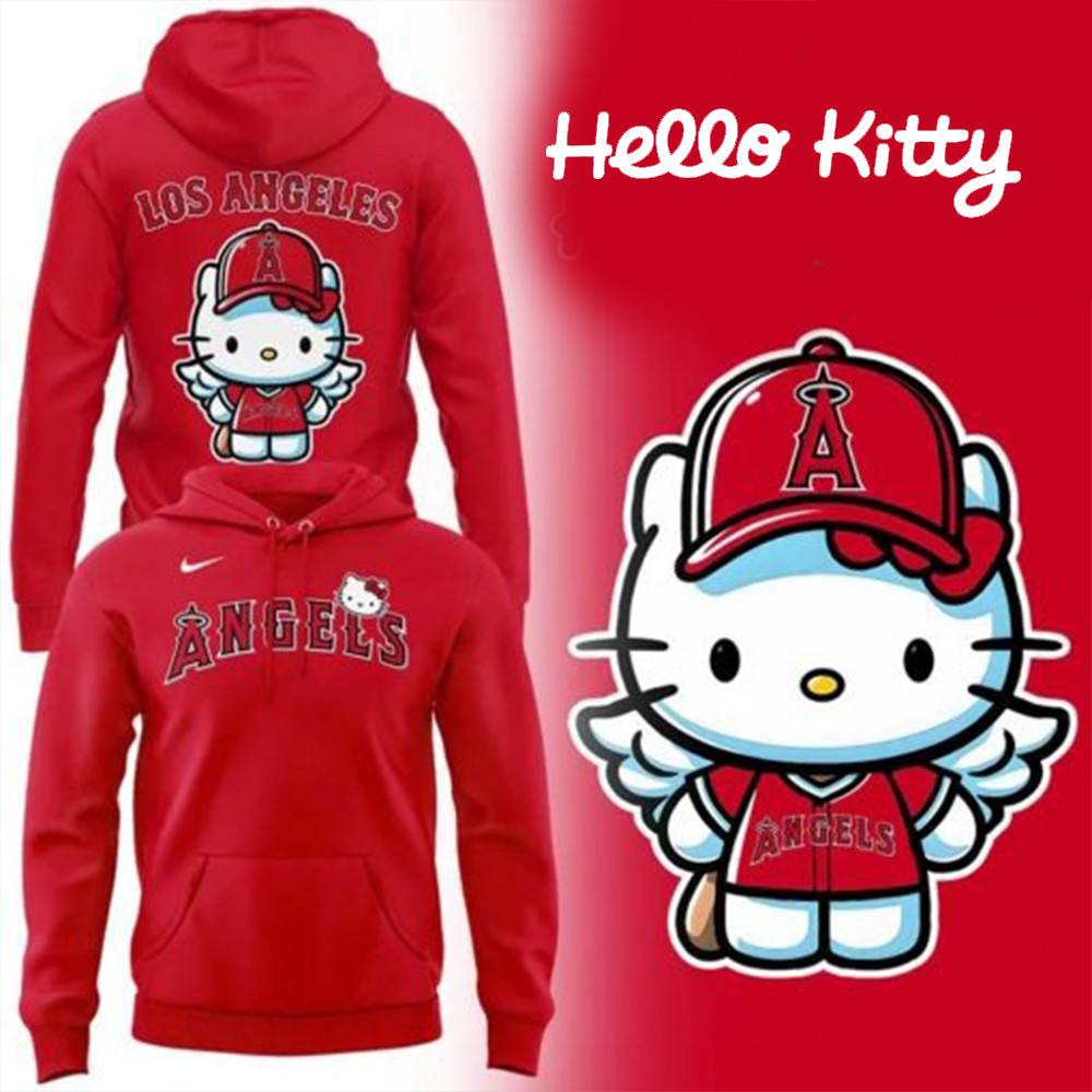 Los Angeles Angels x Hello Kitty Game Night Special Hoodie Basketball Enthusiast Gifts
