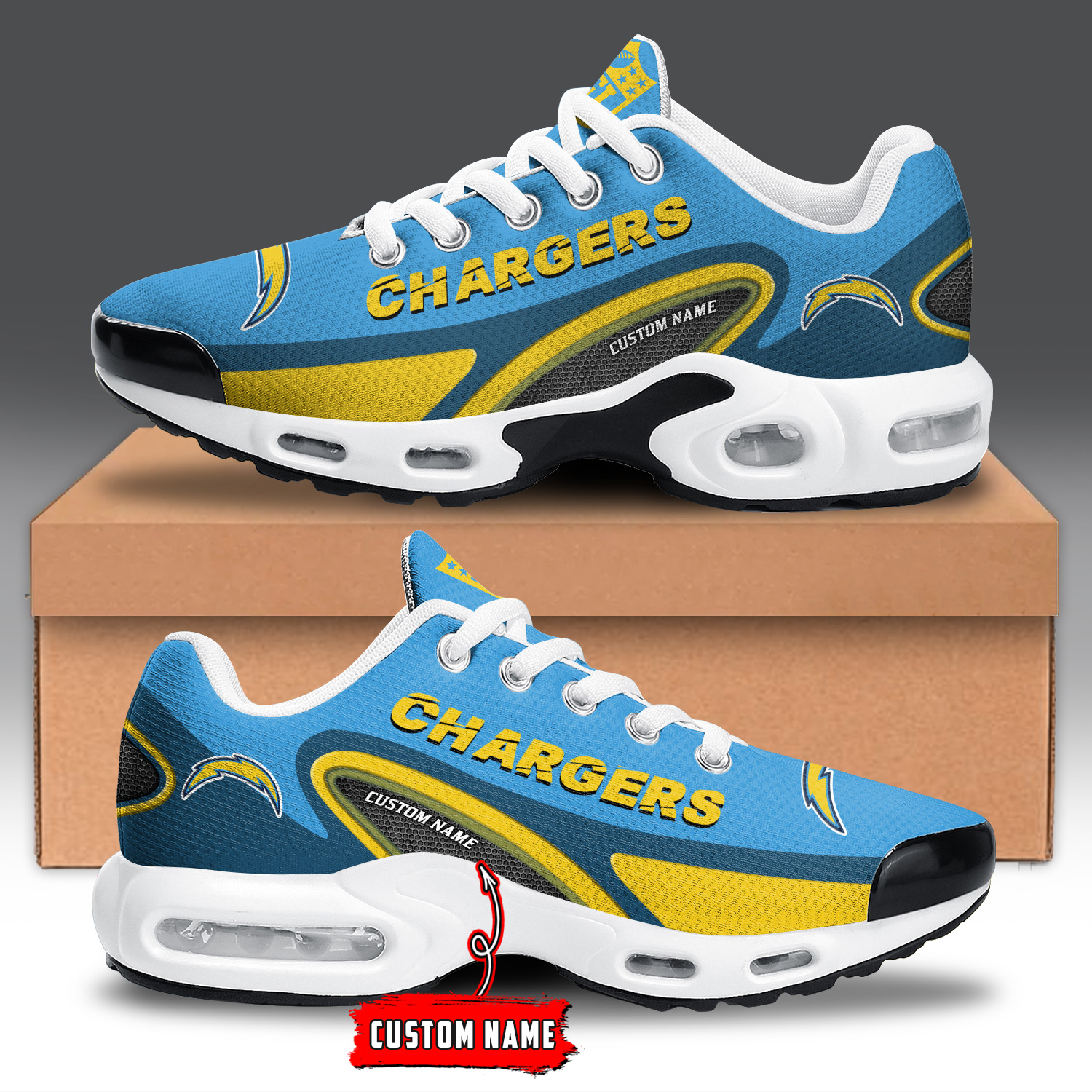 Los Angeles Chargers Air Max Plus Shoes Sneakers For Men And Women