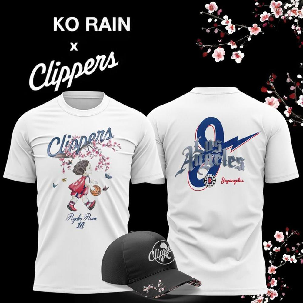 Los Angeles Clippers 2025 Japanese Heritage Night T-Shirt Great Gifts For Basketball Fans Oregontrailrvpk Shirt