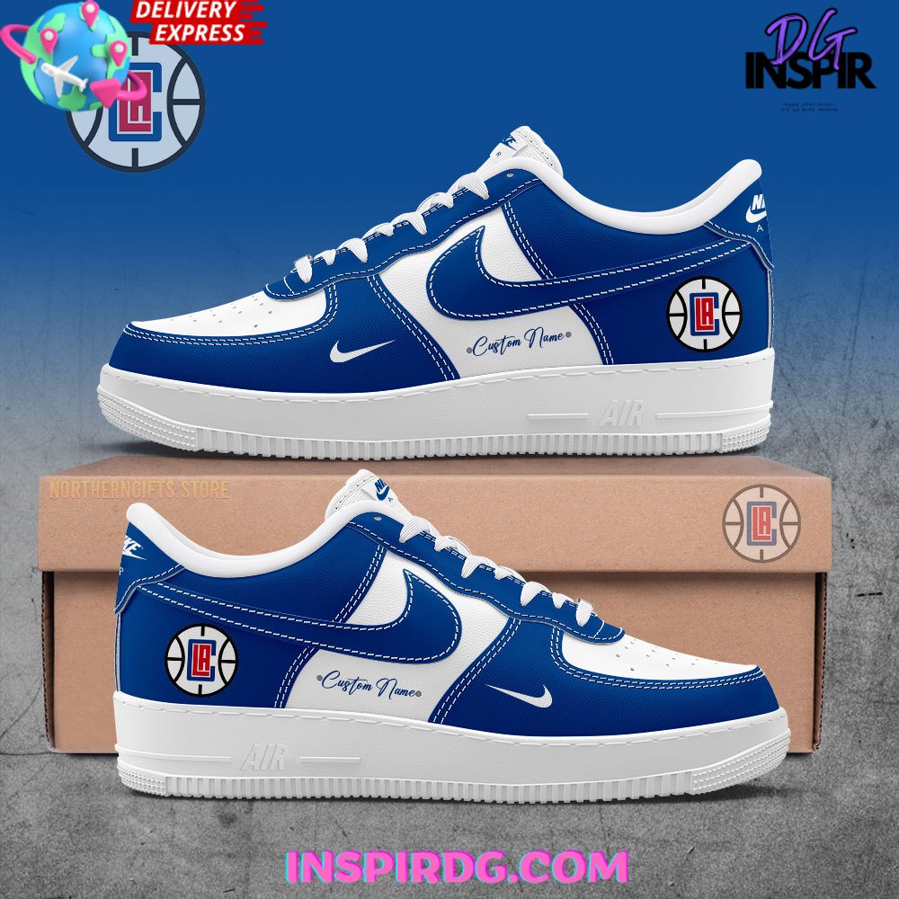 Los Angeles Clippers Custom Air Force 1