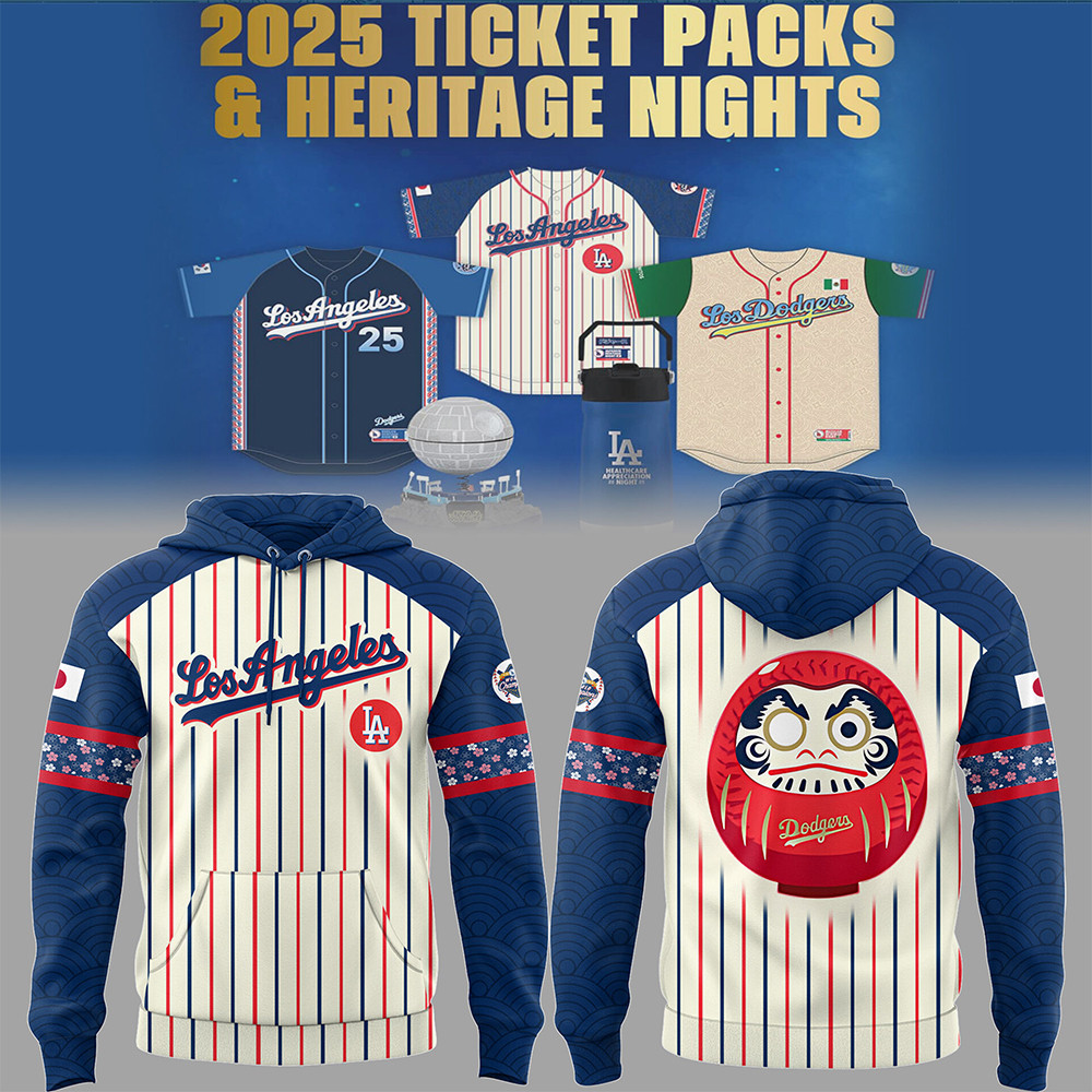 Los Angeles Dodger MLB 2025 Japanese Heritage Night Hoodie Cool