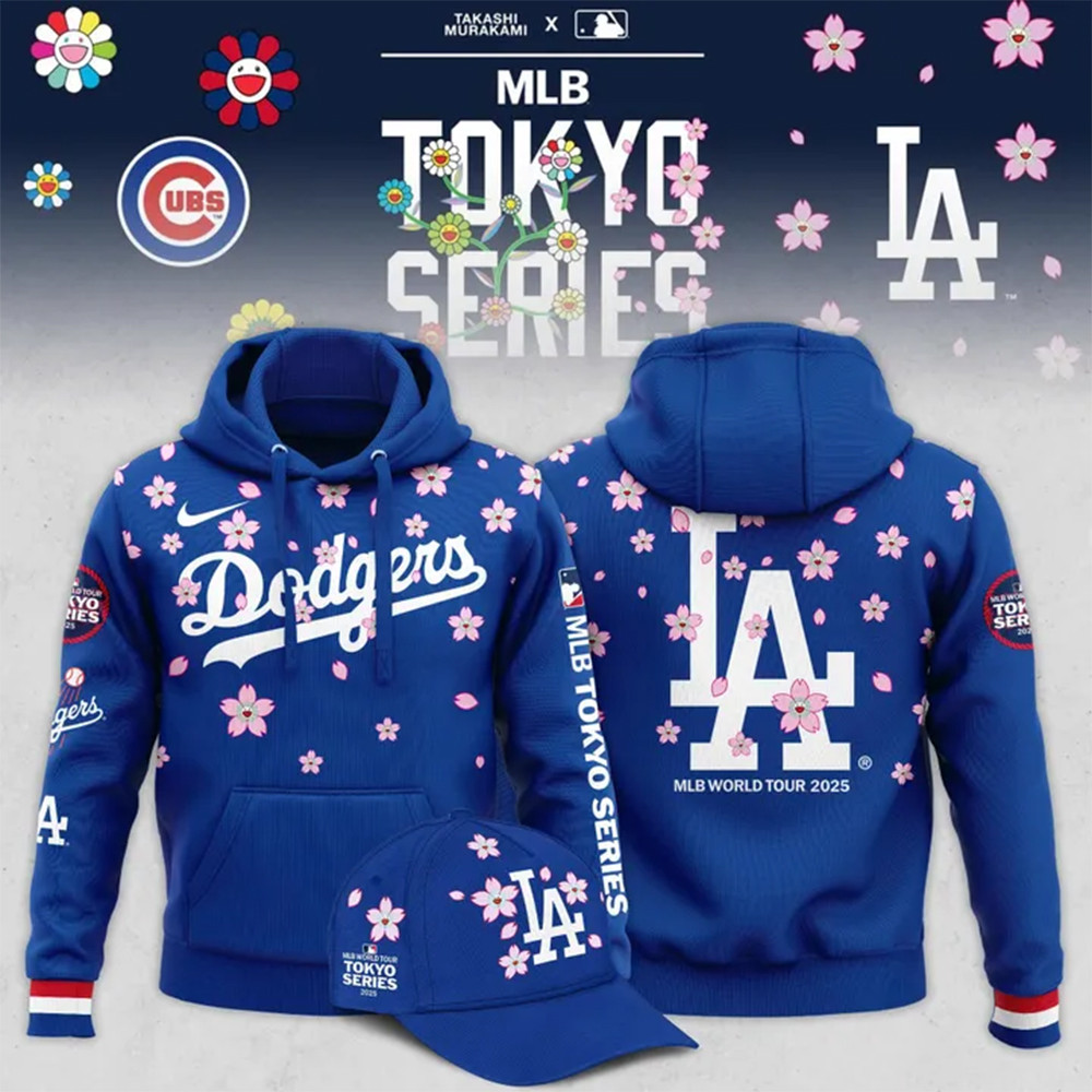 Los Angeles Dodgers 2025 MLB World Tour Tokyo Series Hoodie Cool Baseball Gifts