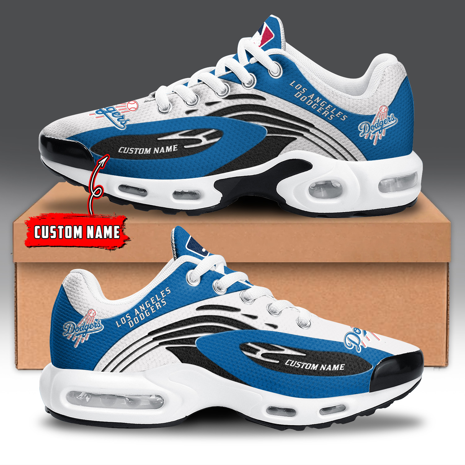 Los Angeles Dodgers Air Max Plus Shoes Sneakers For Men And Women