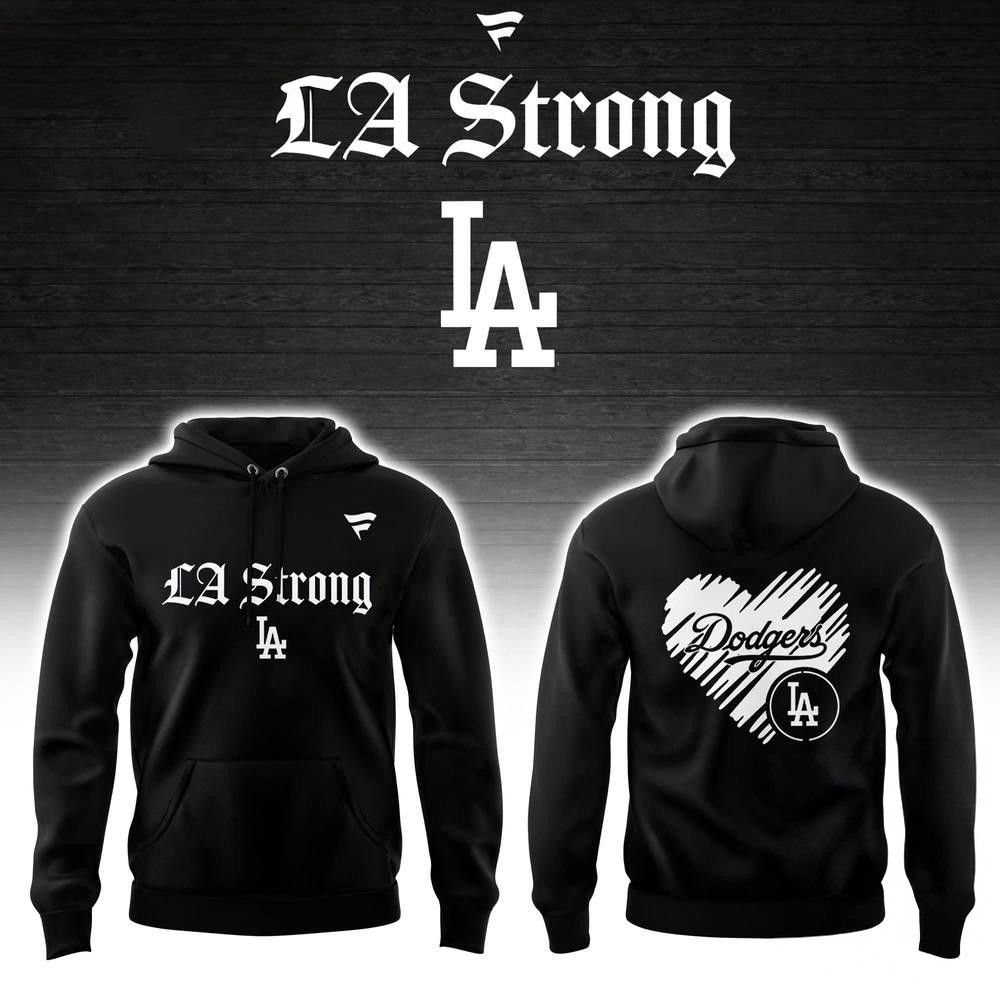 Los Angeles Dodgers LA Strong Hoodie Basketball Lovers