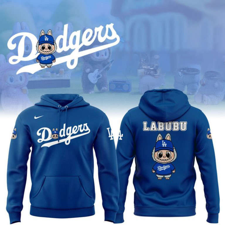 Los Angeles Dodgers MLB Labubu Fest 2025 Limited Hoodie Cool