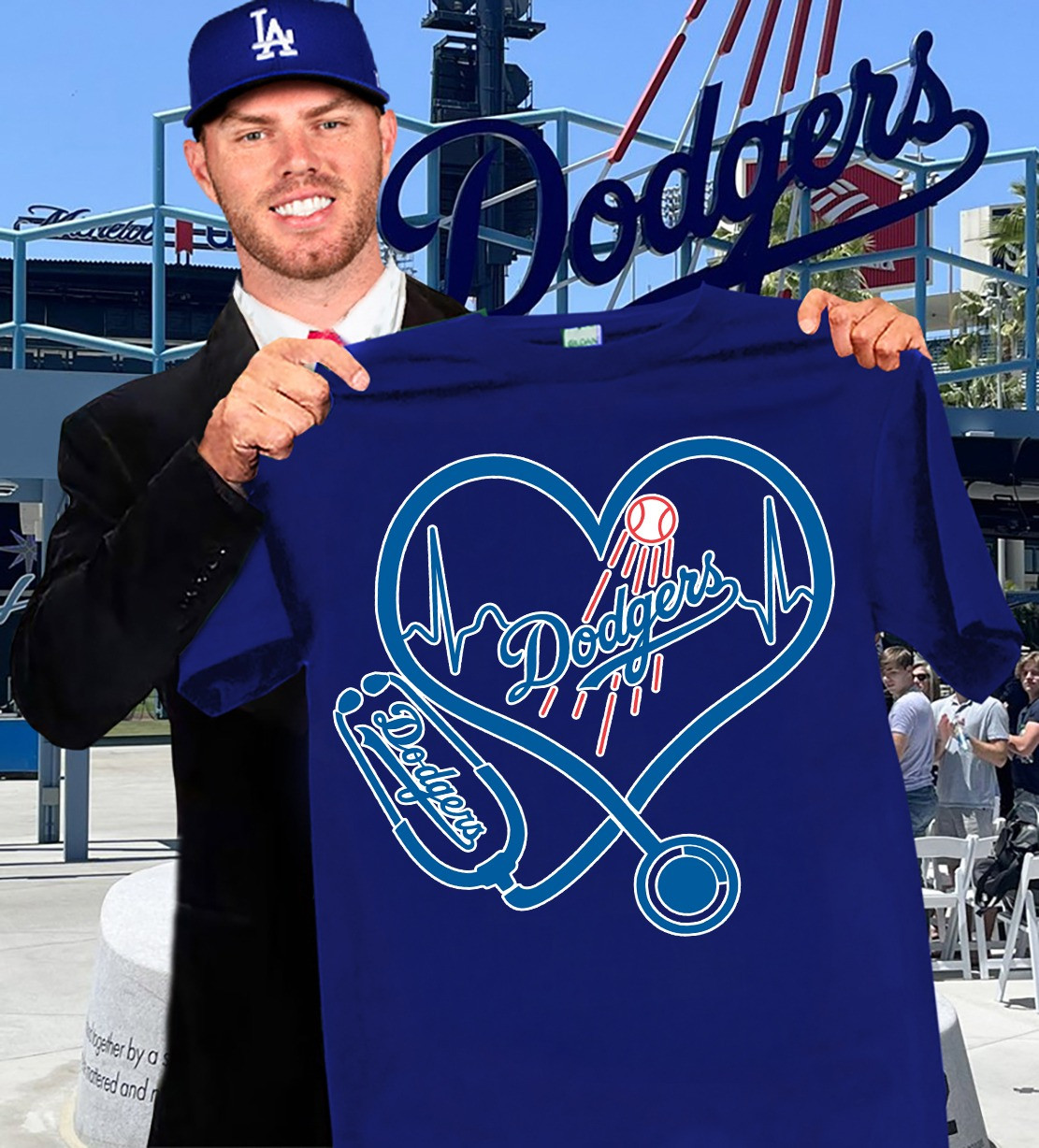 Los Angeles Dodgers Nurse T-Shirt Honor Nurse Day Baseball Gifts For LA Dodgers Fans Oregontrailrvpk Shirt