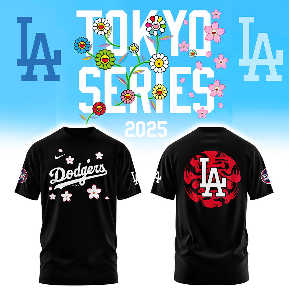 Los Angeles Dodgers Tokyo Series 2025 Black Shirt Baseball Lover Gift Ideas Oregontrailrvpk Shirt