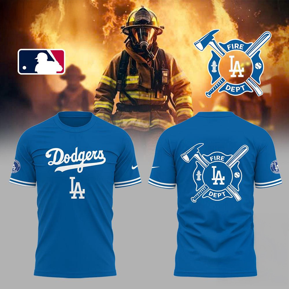 Los Angeles Dodgers x Firefighter Appreciation Night Shirt Cool Baseball Gifts Oregontrailrvpk Shirt