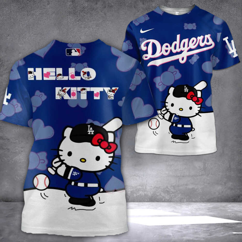 Los Angeles Dodgers x Hello Kitty Night T-Shirt Great Gifts For Basketball Fans Oregontrailrvpk Shirt
