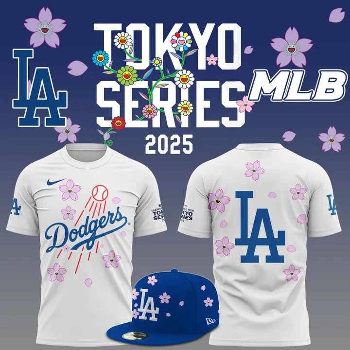 Los Angeles Dodgers x MLB Tokyo Series 2025 T-shirt Basketball Oregontrailrvpk Shirt