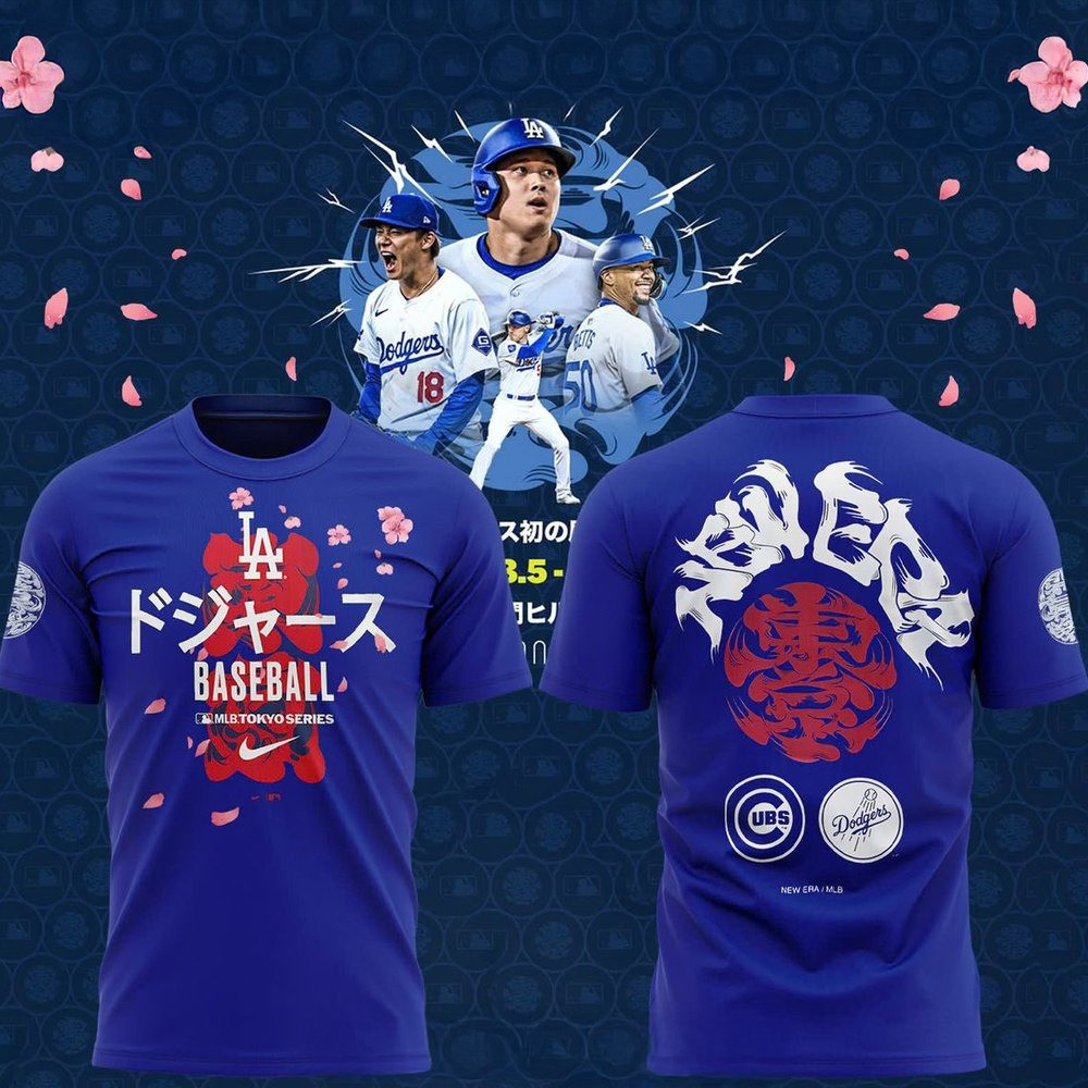 Los Angeles Dodgers x MLB Tokyo Series 2025 T-Shirt Best Oregontrailrvpk Shirt