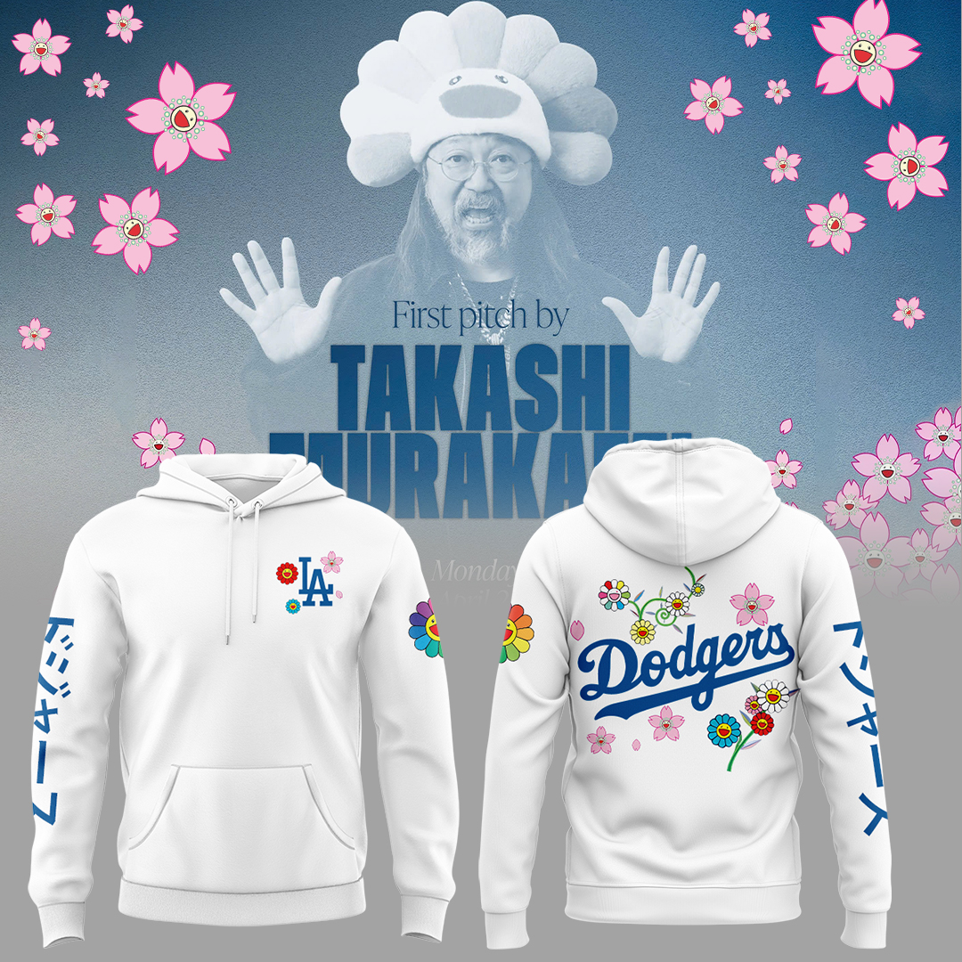 Los Angeles Dodgers x Takashi Murakami Japanese Heritage Night Hoodie