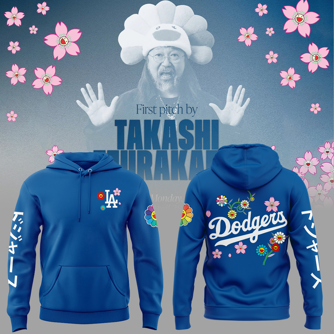 Los Angeles Dodgers x Takashi Murakami Japanese Heritage Night Hoodie Baseball