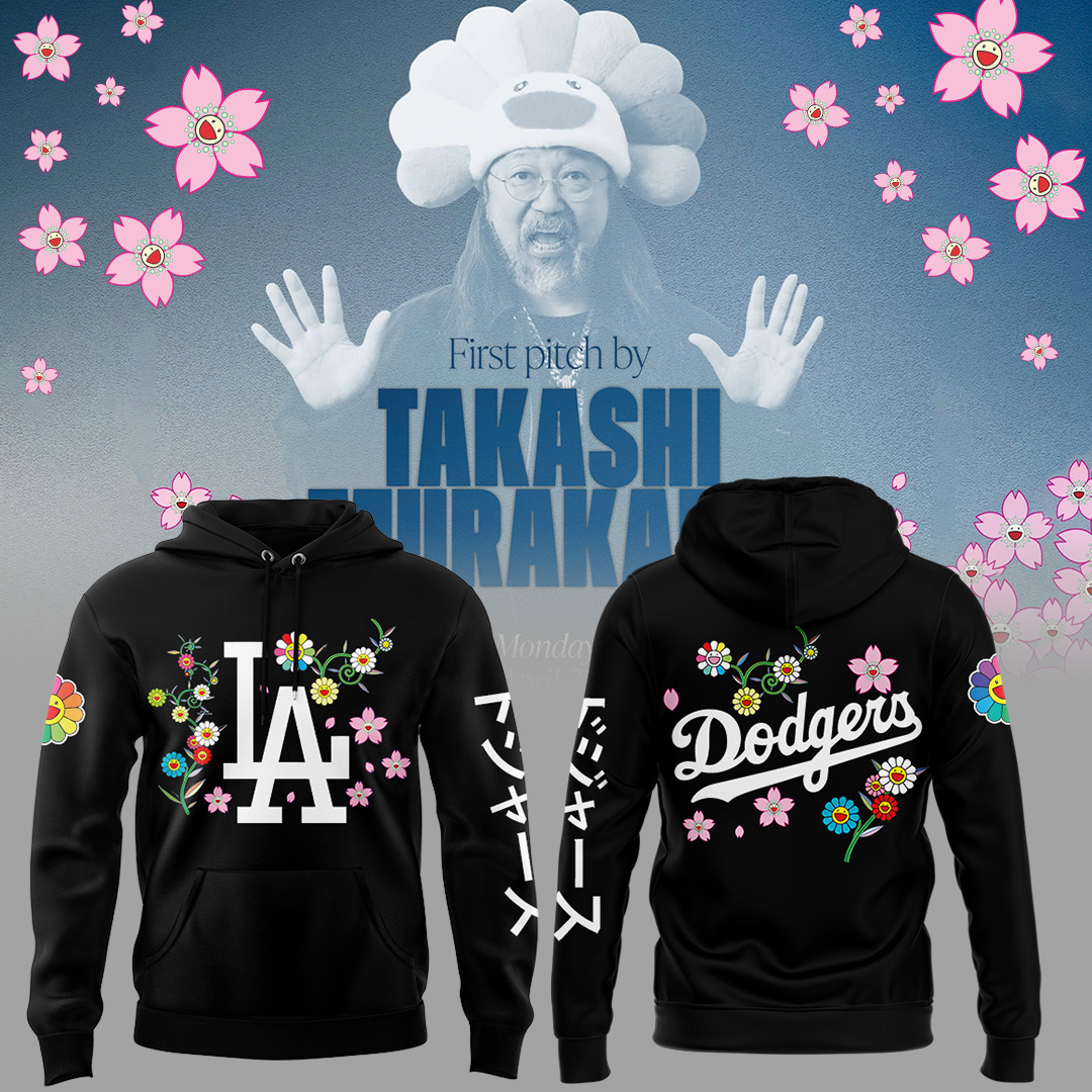 Los Angeles Dodgers x Takashi Murakami Japanese Heritage Night Hoodie Baseball