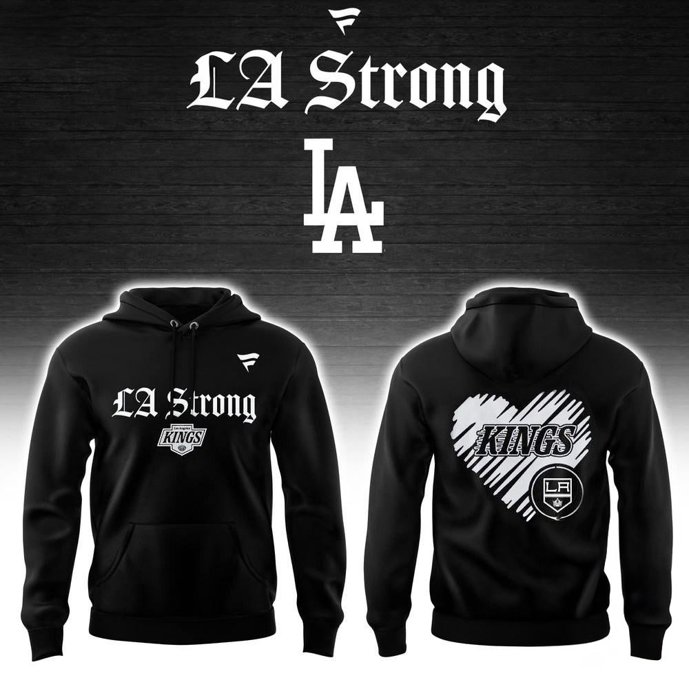 Los Angeles Kings LA Strong Hoodie Hockey
