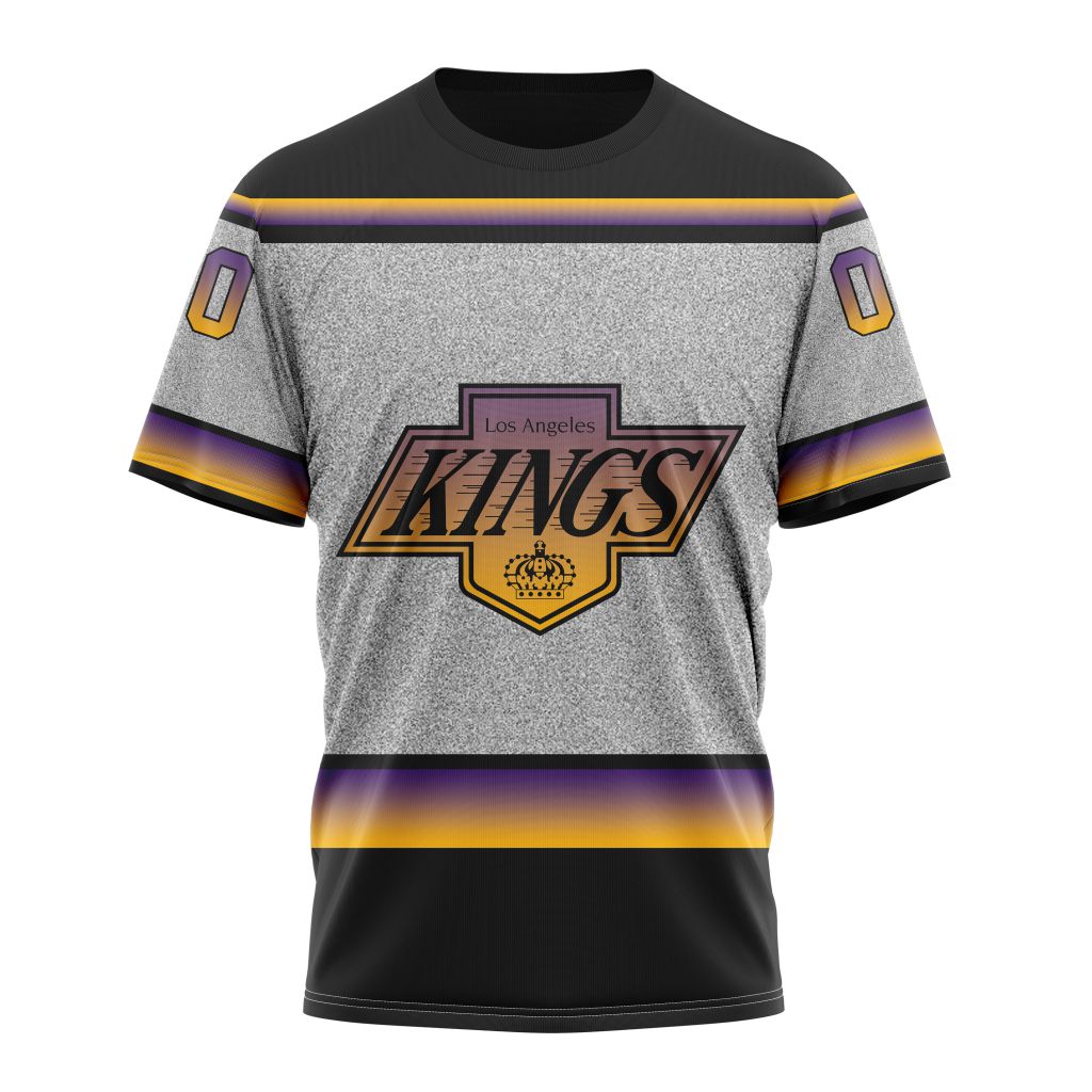 Los Angeles Kings New Gradient Series Concept Personalized Name And Number T-Shirt Oregontrailrvpk Shirt