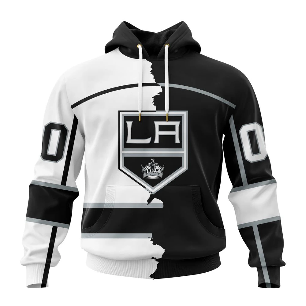Los Angeles Kings Personalize Home Mix Away Kits All Over Print Hoodie Style 84849