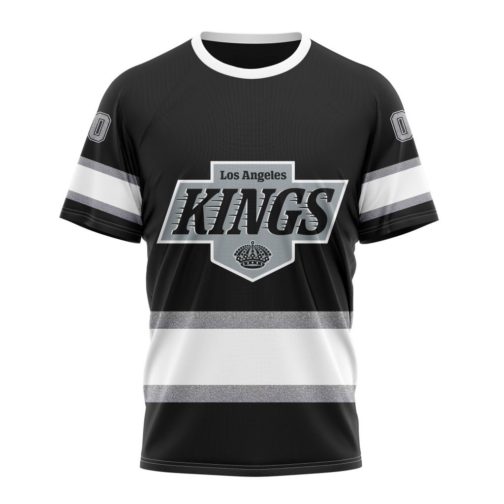 Los Angeles Kings Personalized 2024-2025 Home Kits Personalized Name And Number T-Shirt Oregontrailrvpk Shirt