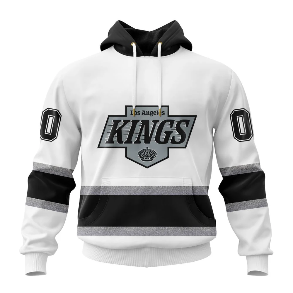 Los Angeles Kings Personalized Away Kits All Over Print Hoodie Style 44023