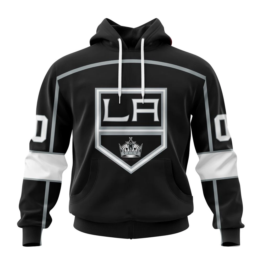 Los Angeles Kings Personalized Home Kits All Over Print Hoodie Style 61344