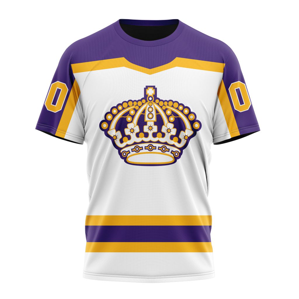 Los Angeles Kings Reverse Retro Kits 2022 Personalized Name And Number T-Shirt Oregontrailrvpk Shirt