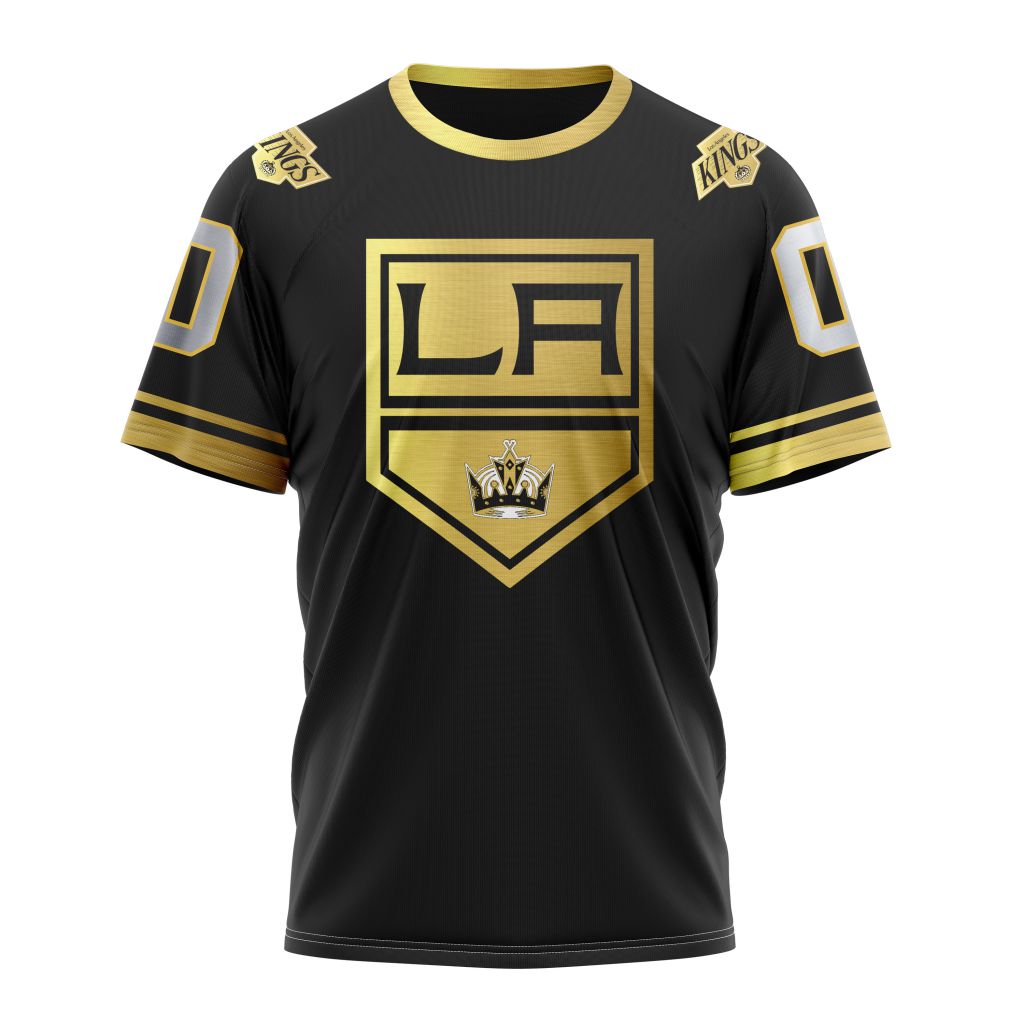 Los Angeles Kings Special Black And Gold Design 01 Personalized Name And Number T-Shirt Oregontrailrvpk Shirt