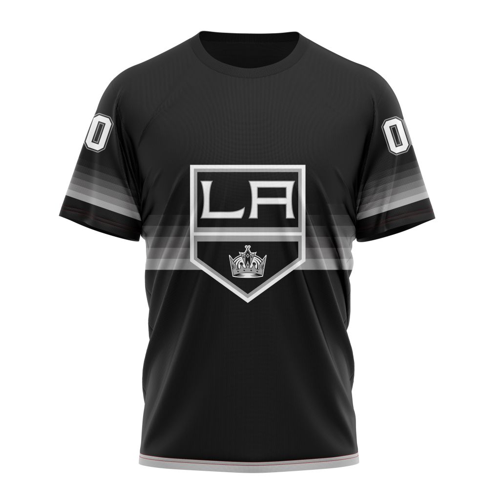 Los Angeles Kings Special Black And Gradient Design Personalized Name And Number T-Shirt Oregontrailrvpk Shirt