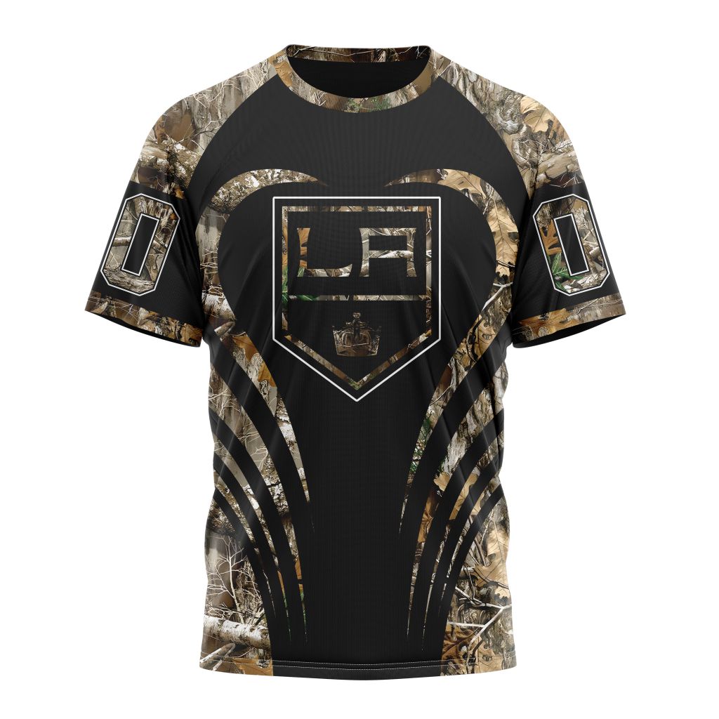 Los Angeles Kings Special Camo Hunting Personalized Name And Number T-Shirt Oregontrailrvpk Shirt