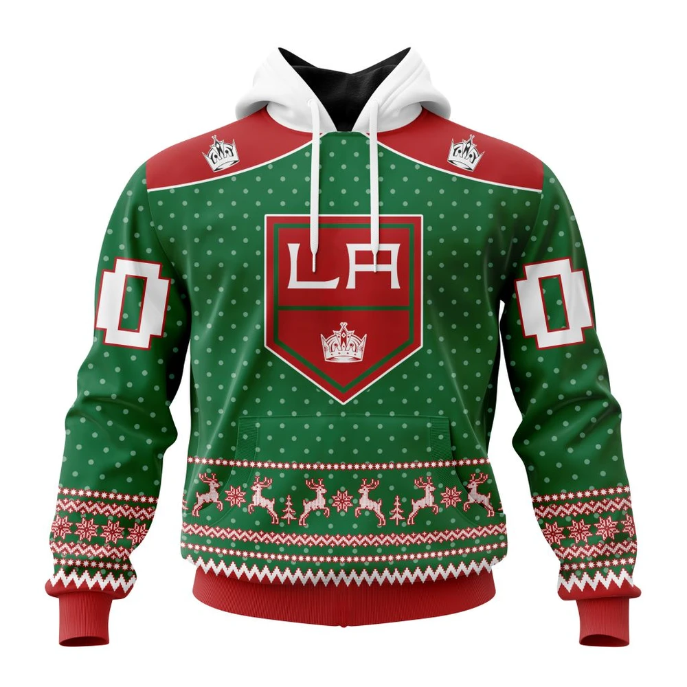 Los Angeles Kings Special Christmas Apparel All Over Print Hoodie Style 21171