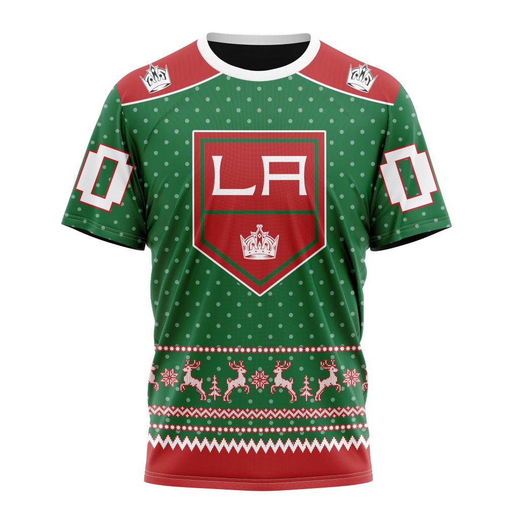 Los Angeles Kings Special Christmas Apparel Personalized Name And Number T-Shirt Oregontrailrvpk Shirt